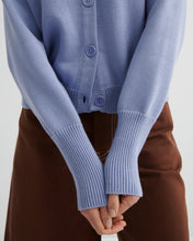 Load image into Gallery viewer, Kowtow Utility Cardigan - Periwinkle Apparel > Women > Clothing > Knitwear > Cardigans > Kowtow Hyde Boutique