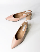 Load image into Gallery viewer, Kathryn Wilson Liz Sling Back - Nude Calf Hyde Boutique