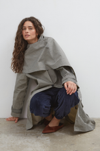 Load image into Gallery viewer, Commonplace Lady Gingham Trench - Black/White Hyde Boutique