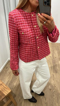 Load image into Gallery viewer, Drama The Label Seine Blazer - Pink Herringbone Hyde Boutique