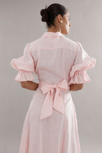 Load image into Gallery viewer, Caitlin Crisp Bloom Dress - Pink Linen Apparel > Women > Clothing > Dresses > Midi Dresses > Caitlin Crisp Hyde Boutique