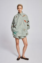 Load image into Gallery viewer, Alemais Bisou Embroidered Long Sleeve Shirt - Stripe Hyde Boutique