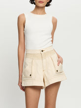 Load image into Gallery viewer, Kivari Celene Denim Short - Cream Arriving This Week