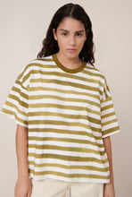 Load image into Gallery viewer, Kowtow Oversized Boxy Tee - Brushstroke Stripe Hyde Boutique