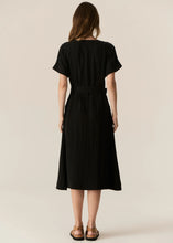 Load image into Gallery viewer, Pol Faire Belt Dress - Black Apparel > Women > Clothing > Dresses > Midi Dresses > Pol Hyde Boutique