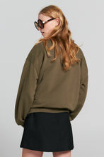Load image into Gallery viewer, Karen Walker Runaway College Crewneck Sweatshirt - Hunter Green Hyde Boutique