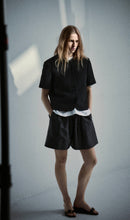 Load image into Gallery viewer, Harris Tapper Tilmens Short Sleeve Blazer - Black Apparel > Women > Clothing > Outerwear > Coats & Jackets > Blazers > Harris Tapper Hyde Boutique
