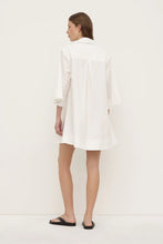 Load image into Gallery viewer, Assembly Label Claire Mini Shirt Dress - White Apparel > Women > Clothing > Dresses > Shirt Dresses > Assembly Label Hyde Boutique