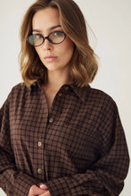 Load image into Gallery viewer, Noella Lisa Shirt - Brown Check - Arriving Start August