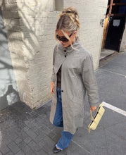 Load image into Gallery viewer, Commonplace Lady Gingham Trench - Black/White Hyde Boutique
