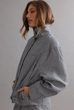 Load image into Gallery viewer, Caitlin Crisp Rover Jacket - Ink/White Gingham