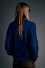Load image into Gallery viewer, Karen Walker Carmen Oversized Turtleneck Sweater - Cashmere Navy Hyde Boutique