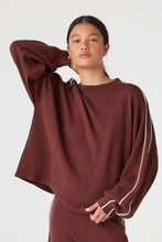 Load image into Gallery viewer, Arcaa Pippa Long Sleeve Top - Merlot/Cream Hyde Boutique