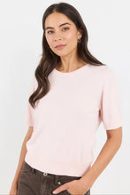 Load image into Gallery viewer, Stories Be Told Cashmere Blend Edition Knit Tee - Blush Apparel > Women > Clothing > Tops > T-shirts > Ivy Jack Hyde Boutique