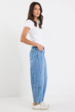 Load image into Gallery viewer, Among The Brave Graduate Non-Stretch Barrel Jeans - 90’s Blue Arriving End June