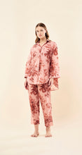 Load image into Gallery viewer, Papinelle x Karen Walker Romantic Floral LS Crop PJ - Rose