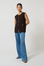 Load image into Gallery viewer, ONTE Helena Gilet - Chocolate