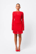 Load image into Gallery viewer, Mossman Laced In Love Mini Dress - Red Hyde Boutique