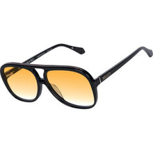 Load image into Gallery viewer, Valley Eyewear Bang - Gloss Black Orange Gradient Lens