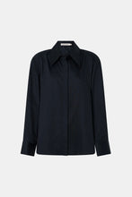 Load image into Gallery viewer, Camilla and Marc Tarn Fitted Long Sleeve Shirt - Black Apparel > Women > Clothing > Outerwear > Coats > Camilla and Marc Hyde Boutique