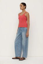 Load image into Gallery viewer, Assembly Label Charlie Rib Tank - Washed Chili