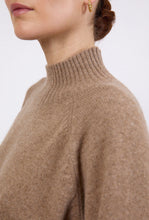 Load image into Gallery viewer, Marlow Cashmere Funnel Neck - Nutmeg Hyde Boutique