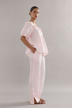 Load image into Gallery viewer, Caitlin Crisp Little Darling Blouse - Pink Linen Hyde Boutique