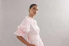 Load image into Gallery viewer, Caitlin Crisp Bloom Dress - Pink Linen Apparel > Women > Clothing > Dresses > Midi Dresses > Caitlin Crisp Hyde Boutique