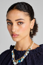 Load image into Gallery viewer, Karen Walker Runaway Coins Necklace - Gold/Blue Multi
