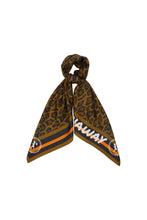 Load image into Gallery viewer, Karen Walker Leopard Classic Silk Scarf - Tan Hyde Boutique