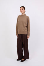 Load image into Gallery viewer, Marlow Cashmere Funnel Neck - Nutmeg Hyde Boutique