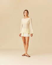 Load image into Gallery viewer, Ruby Madrid Sheer Long Sleeve