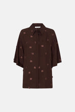 Load image into Gallery viewer, Camilla and Marc Otillie 2.0 Short Sleeve Top - Chocolate Hyde Boutique