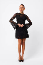 Load image into Gallery viewer, Mossman Laced In Love Mini Dress - Black Hyde Boutique