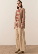 Load image into Gallery viewer, Pol Fitch Ribbed Cardigan - Blush  Hyde Boutique   
