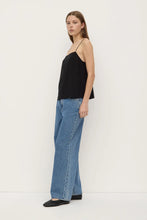 Load image into Gallery viewer, Assembly Label Aime Silk Tank - Black Hyde Boutique