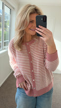 Load image into Gallery viewer, Remain x Hyde Exclusive Merino Tali Cardigan - Rose Stripe Hyde Boutique