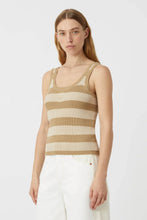 Load image into Gallery viewer, Camilla & Marc Uni Knit Tank - Tan/Cream Hyde Boutique
