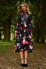 Load image into Gallery viewer, Trelise Cooper Flounce Up My Life Dress - Black Apparel > Women > Clothing > Dresses > Midi Dresses > Trelise Cooper Hyde Boutique