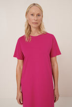Load image into Gallery viewer, Kowtow Light Tee Dress - Magenta Apparel > Women > Clothing > Dresses > Tee Dresses > Kowtow Hyde Boutique