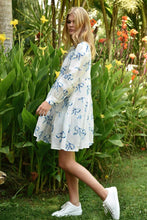 Load image into Gallery viewer, Coop by Trelise Cooper Tier-ific Dress White & Blue Hyde Boutique