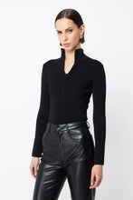 Load image into Gallery viewer, Mossman Mayfair Long Sleeve Top - Black Hyde Boutique
