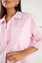 Load image into Gallery viewer, Stories Be Signature Oxford Oversized Shirt - Pink Arriving Friday