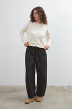 Load image into Gallery viewer, Commonplace Boundary Double Layer Barrel Pant - Black Hyde Boutique