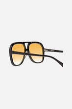 Load image into Gallery viewer, Valley Eyewear Bang - Gloss Black Orange Gradient Lens