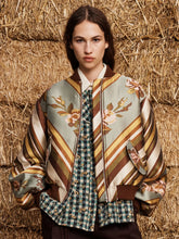 Load image into Gallery viewer, Alémais La Rosa Jacquard Bomber Jacket