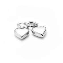 Load image into Gallery viewer, Silk & Steel Bisous Hoops - Silver Hyde Boutique