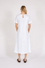 Load image into Gallery viewer, Marlow Tivoli Linen Dress - White
