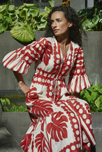 Load image into Gallery viewer, Copper By Trelise Cooper Naturally Gifted Dress - Red/Natural Apparel > Women > Clothing > Dresses > Midi Dresses > Cooper By Trelise Cooper Hyde Boutique