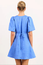 Load image into Gallery viewer, Among The Brave Adelaide Linen Mini Dress - Blue Arriving This Week